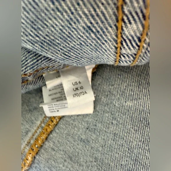 Anthropologie Pilcro And The Letterpress Ruthie Denim Button Front Skirt - Picture 10 of 12